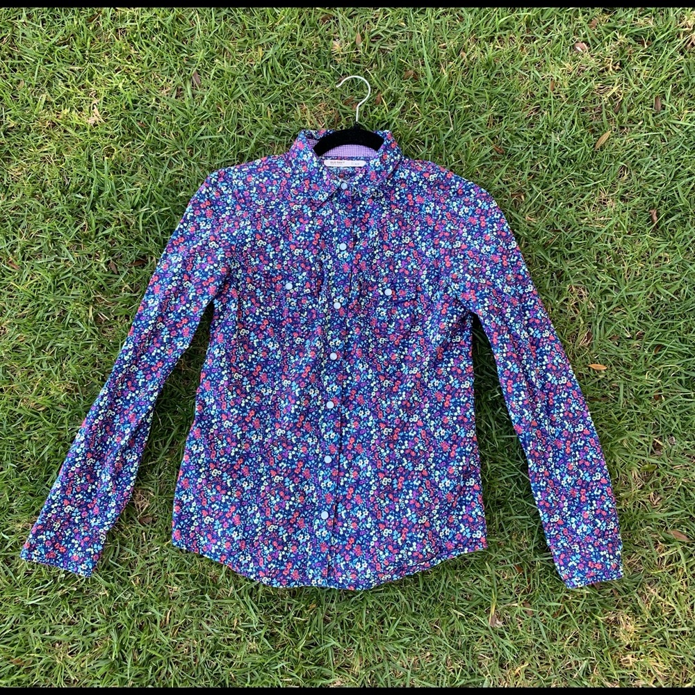 Floral Button Up with pockets